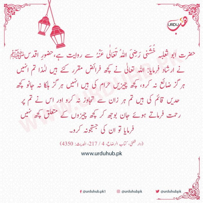 Ahadees In Urdu